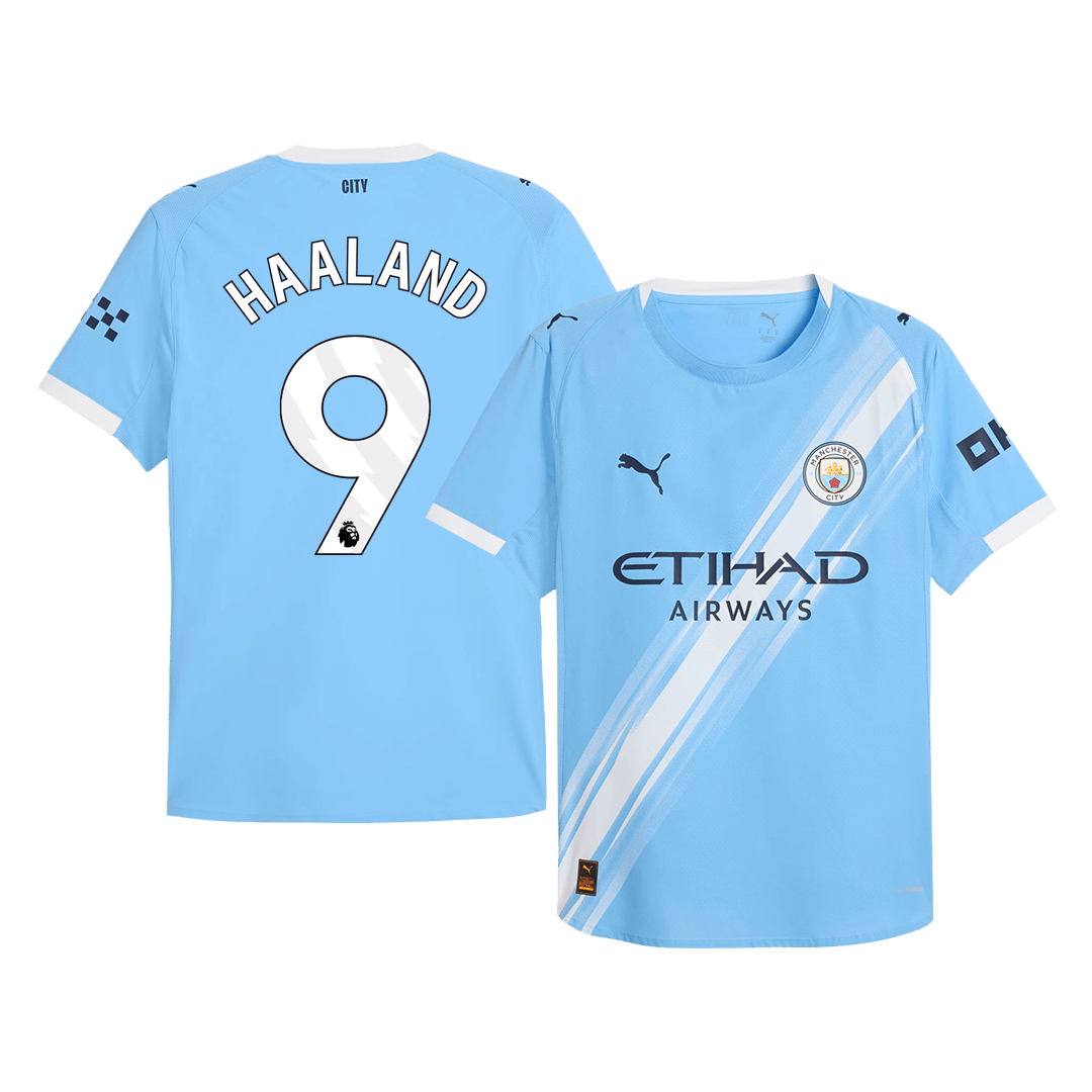 Domácí Fotbalový Dres Manchester City 25/26 Authentic HAALAND #9