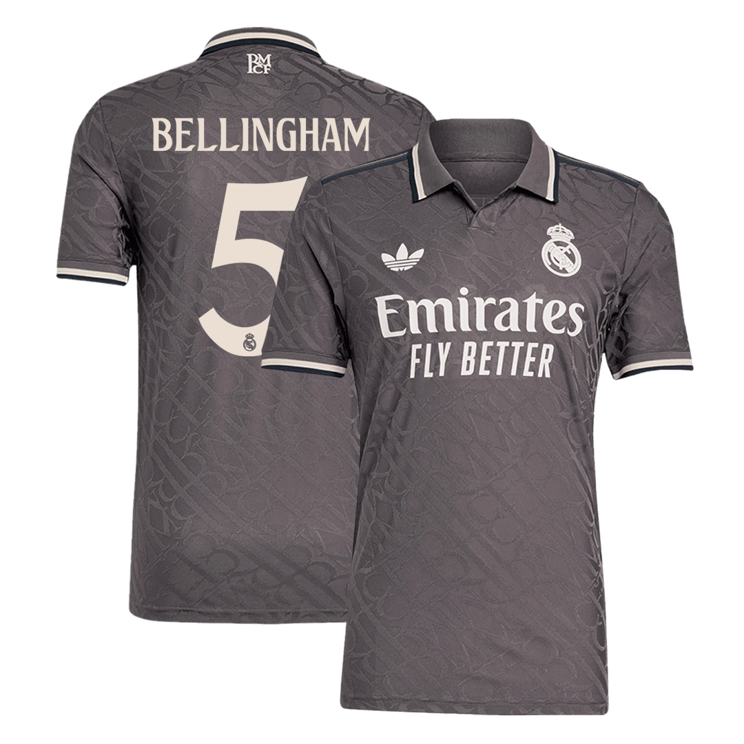 Třetí Fotbalový Dres Real Madrid 24/25 Authentic BELLINGHAM #5
