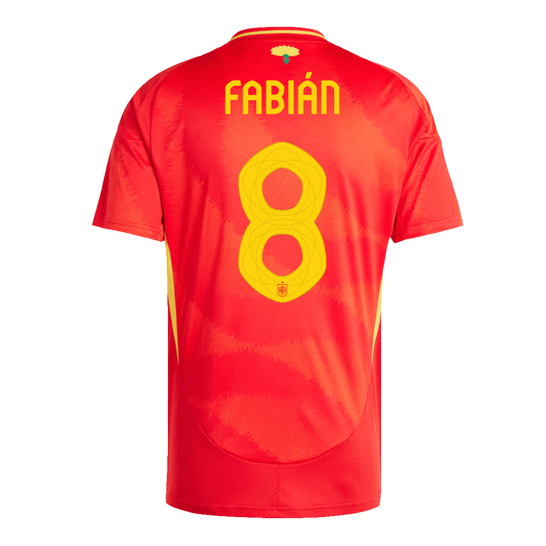 Domácí Fotbalový Dres Spain 2024 FABIÁN #8