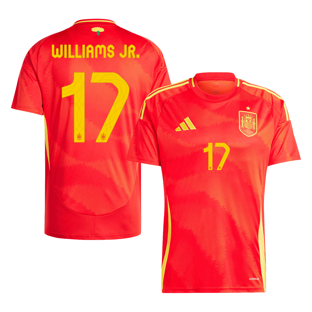Domácí Fotbalový Dres Spain 2024 WILLIAMS JR. #17
