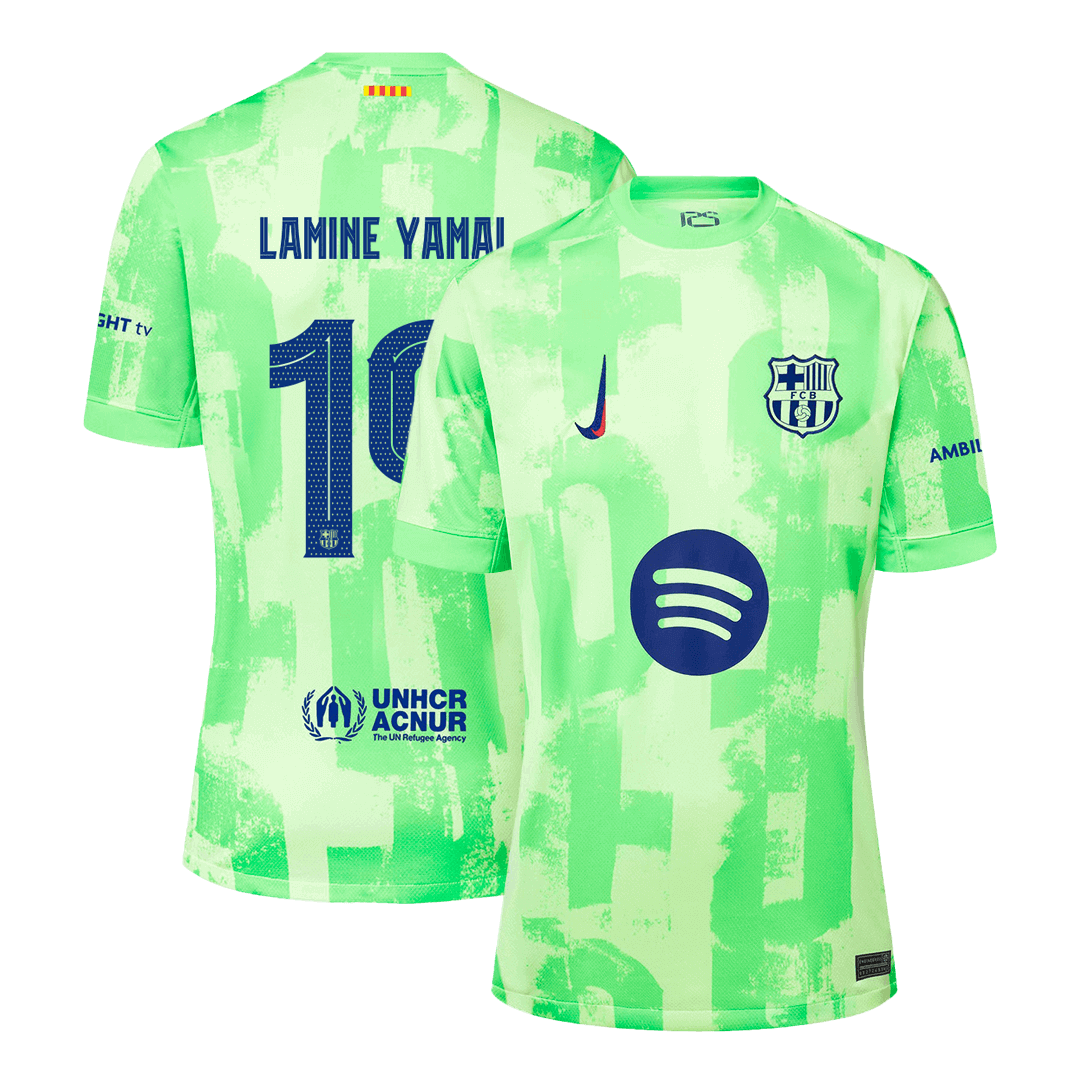 Třetí Fotbalový Dres Barcelona 24/25 LAMINE YAMAL #19
