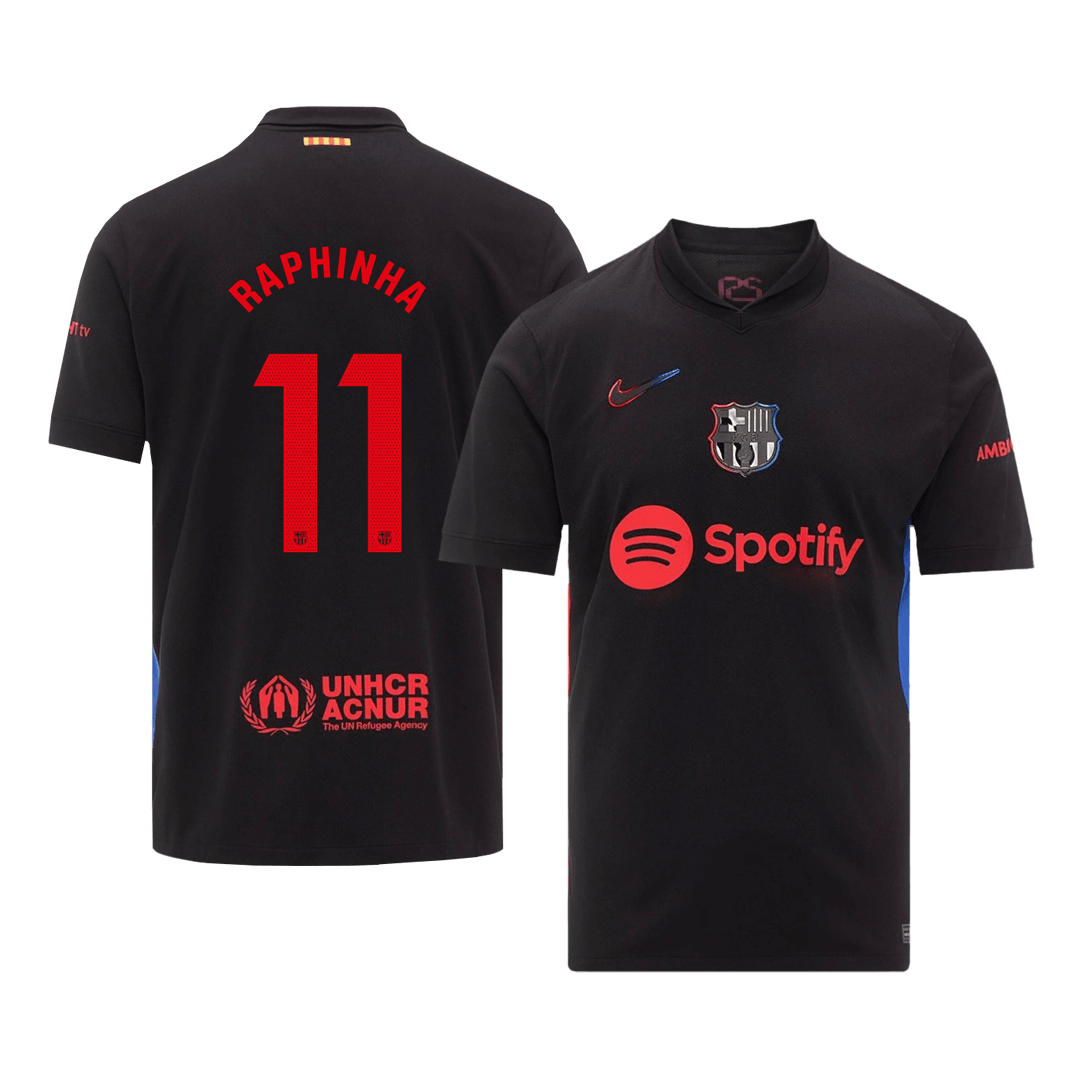 Venkovní Fotbalový Dres Barcelona 24/25 RAPHINHA #11