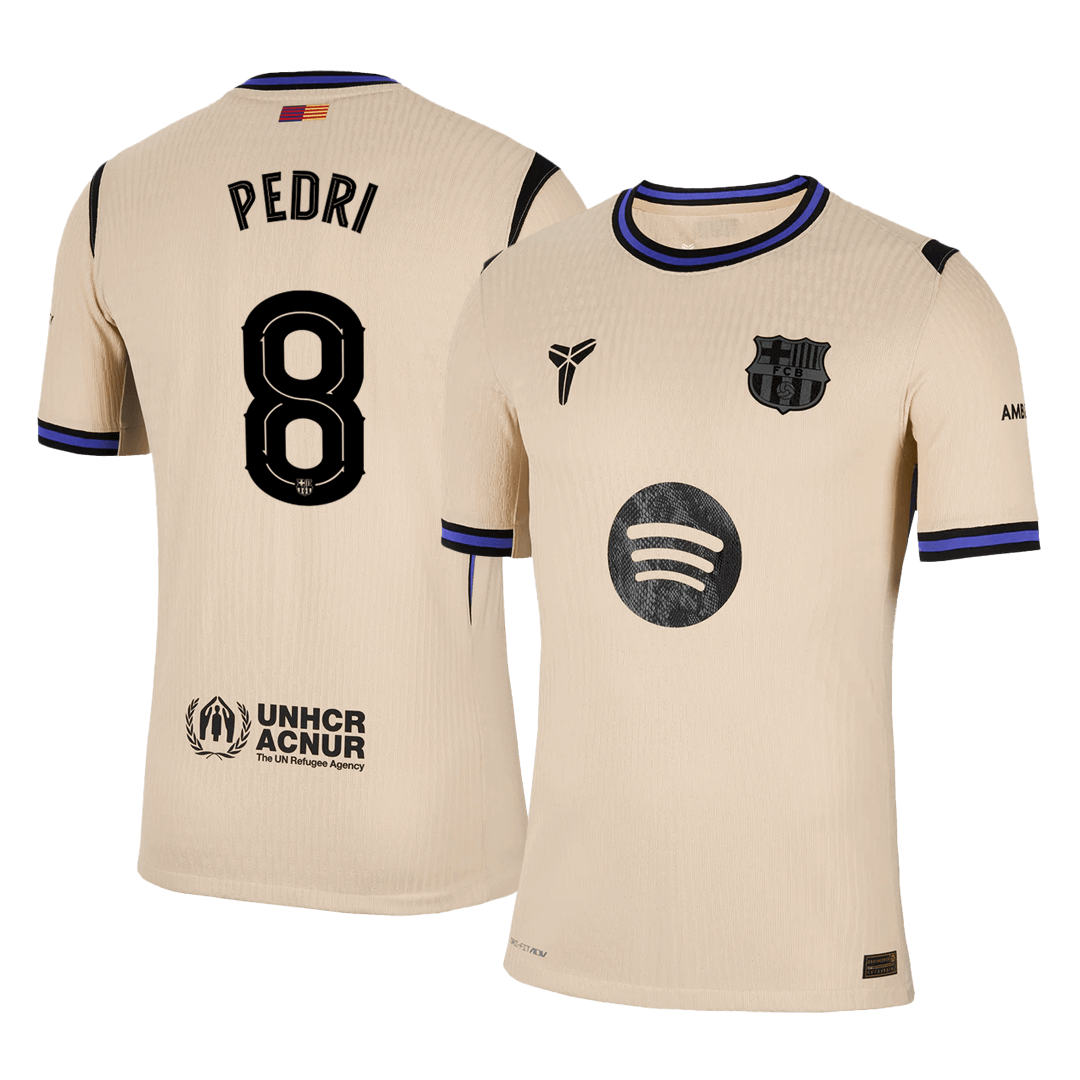 Venkovní Fotbalový Dres Barcelona 25/26 Authentic PEDRI #8 UCL