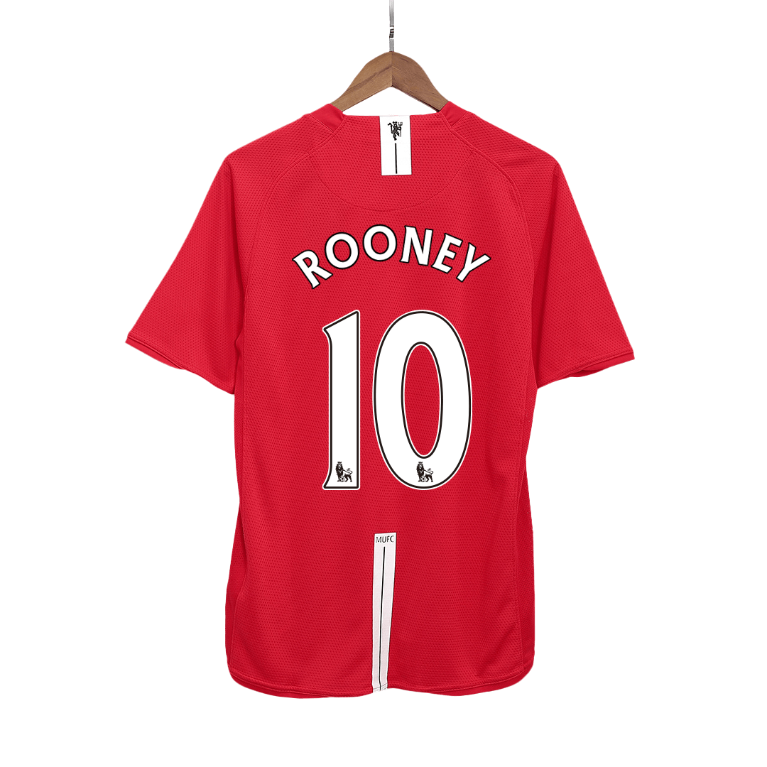 Domácí Retro Dres Manchester United 2007/08 ROONEY #10