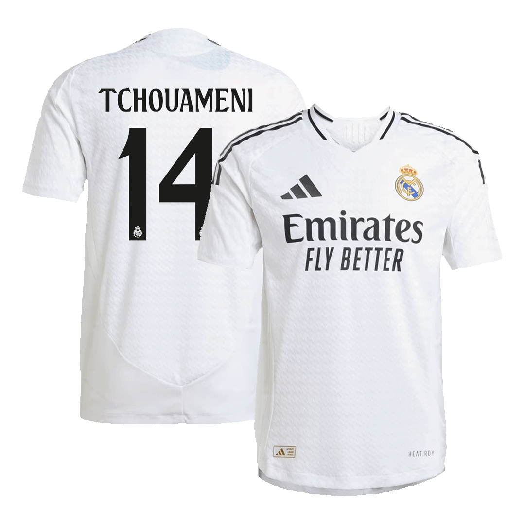 Domácí Fotbalový Dres Real Madrid 24/25 Authentic TCHOUAMENI #14
