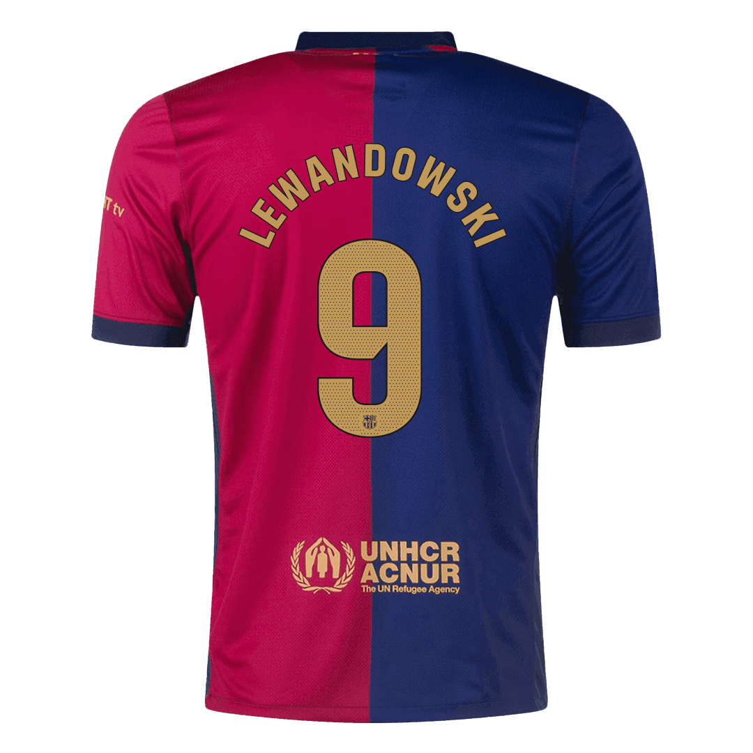 Domácí Fotbalový Dres Barcelona 24/25 LEWANDOWSKI #9