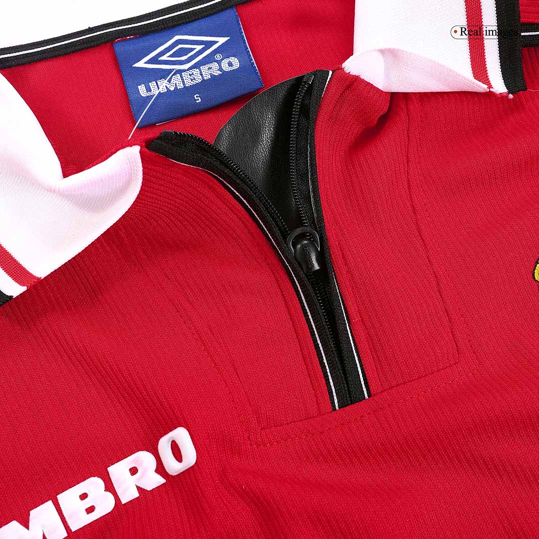 Domácí Retro Dres Manchester United 1998/99 Long Sleeve
