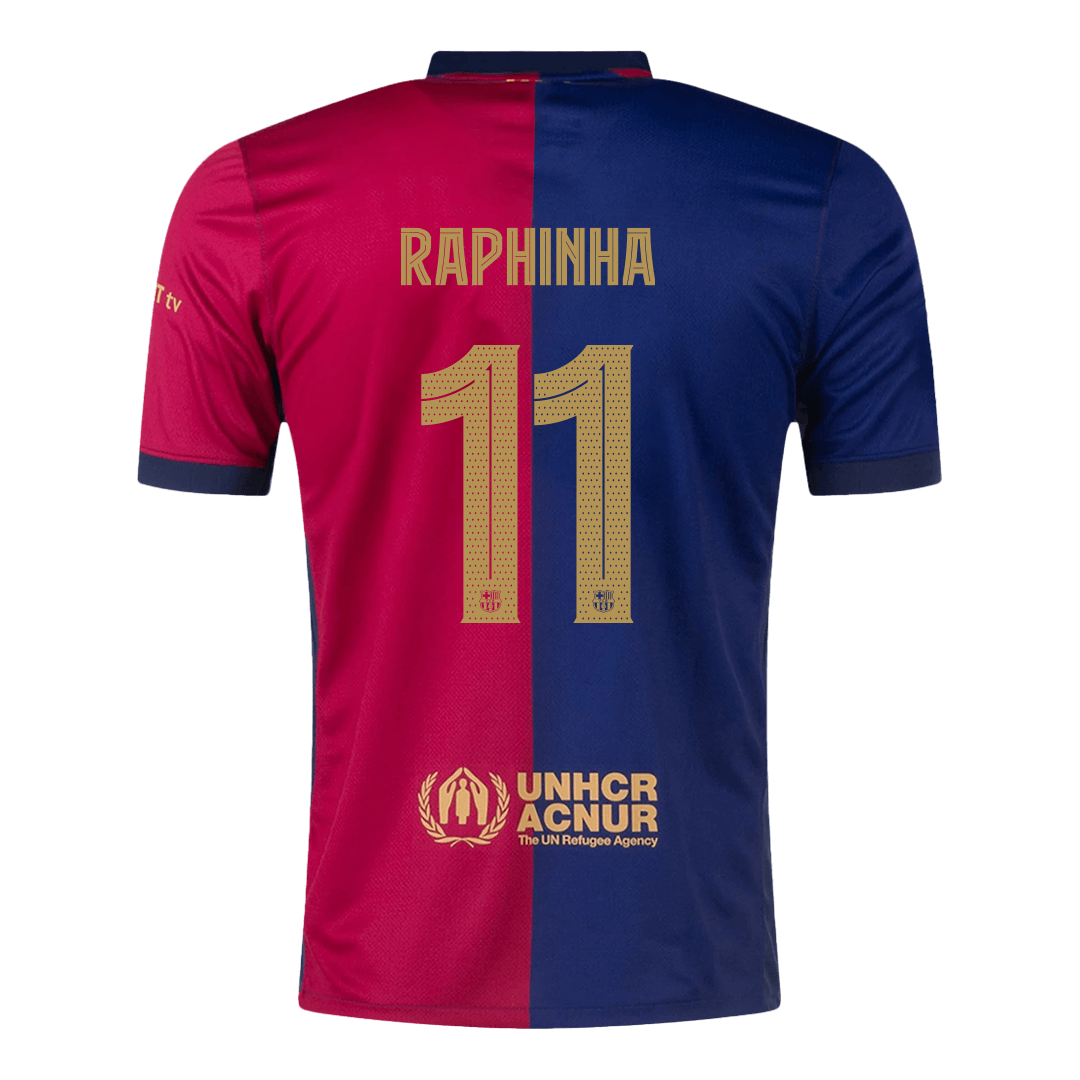 Domácí Fotbalový Dres Barcelona 24/25 RAPHINHA #11 UCL
