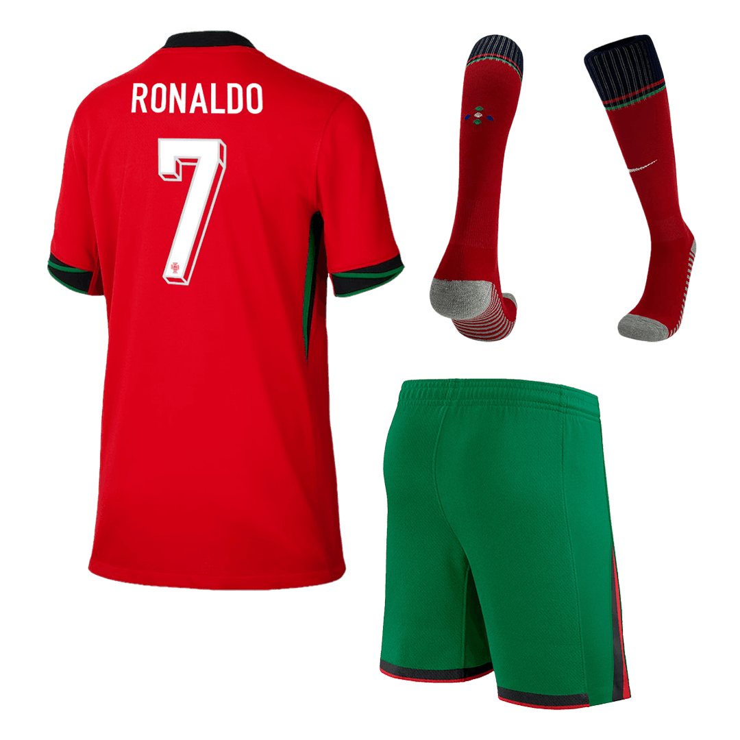 Dětská Domácí Fotbalový Souprava Portugal 2024 RONALDO #7