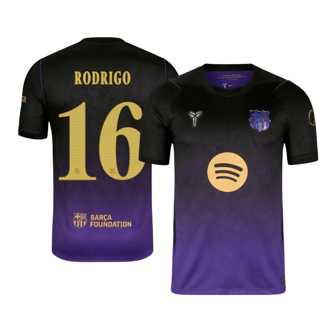Barcelona venkovní fotbalový dres 2026/27 RODRIGO #16 UCL