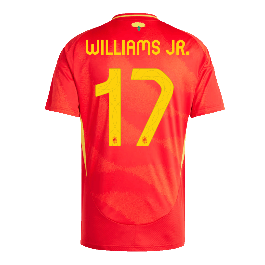 Domácí Fotbalový Dres Spain 2024 WILLIAMS JR. #17