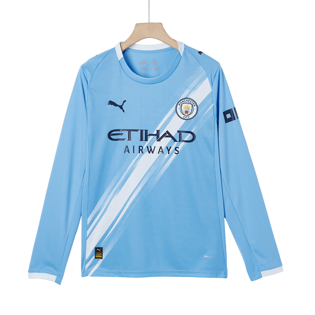 Domácí Fotbalový Dres Manchester City 25/26 Long Sleeve