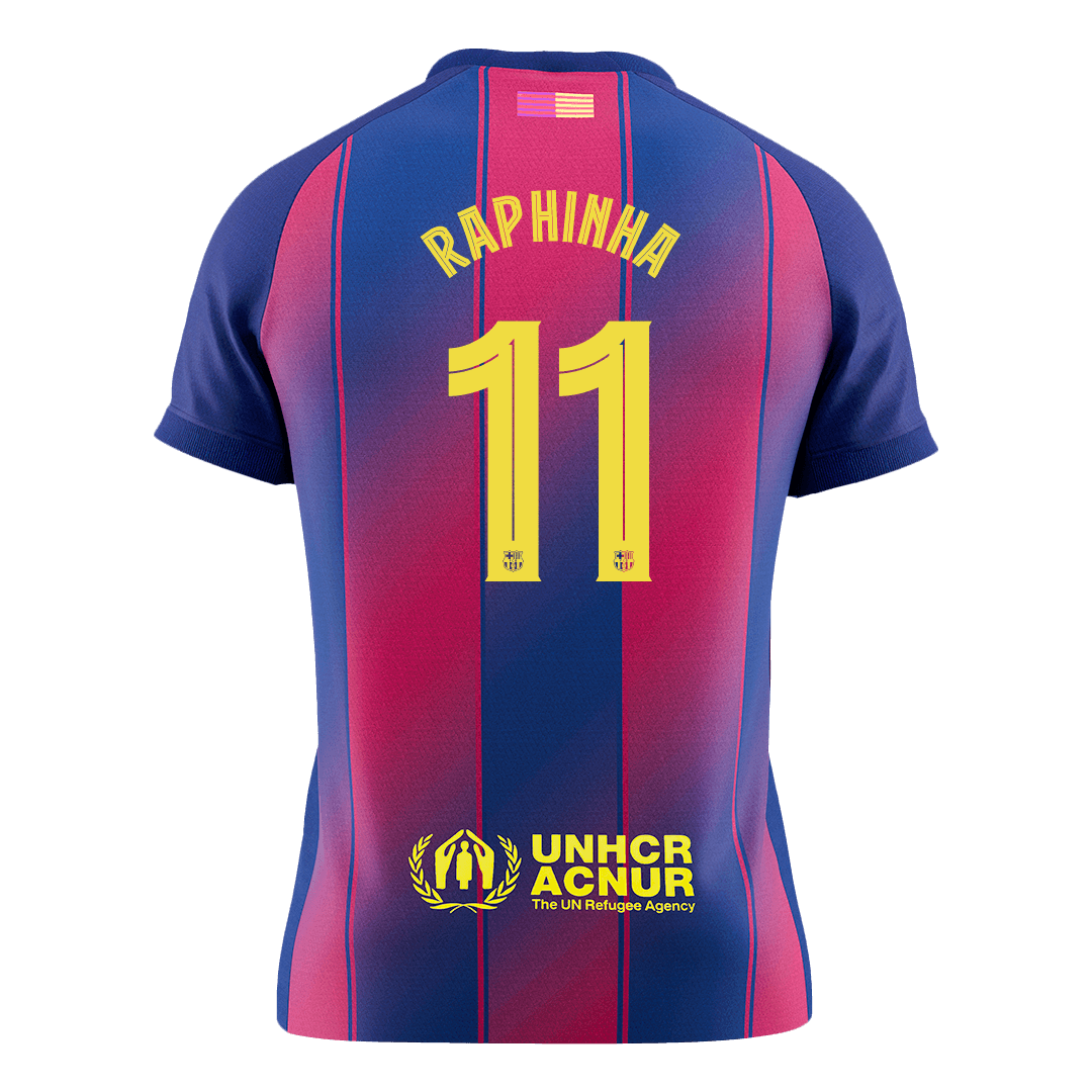 Domácí Fotbalový Dres Barcelona 25/26 RAPHINHA #11 UCL
