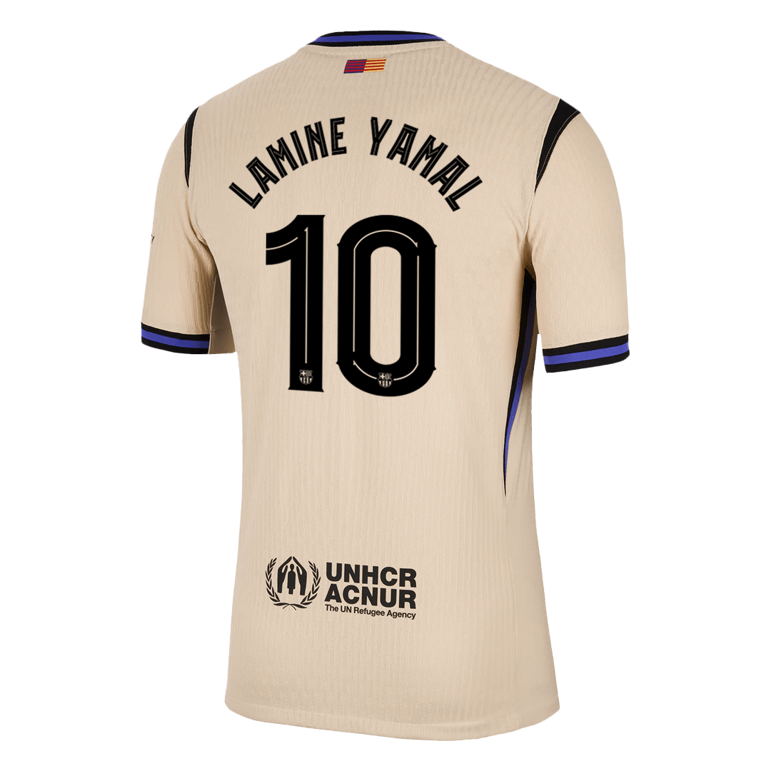 Venkovní Fotbalový Dres Barcelona 25/26 Authentic LAMINE YAMAL #10 UCL