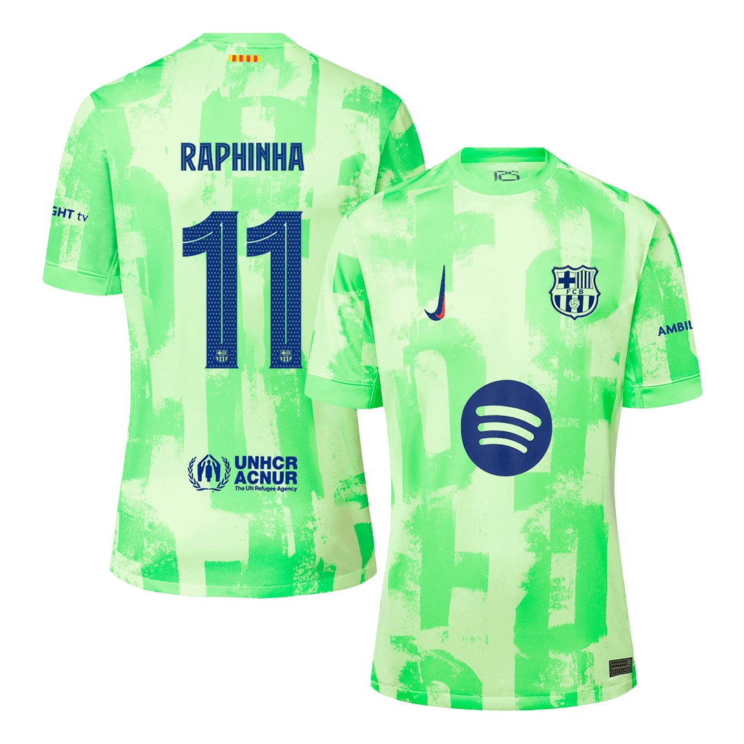 Třetí Fotbalový Dres Barcelona 24/25 RAPHINHA #11