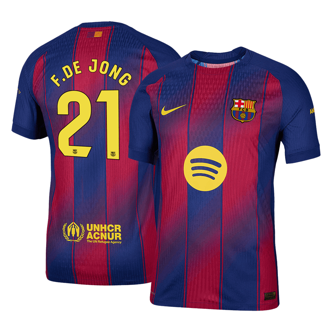 Domácí Fotbalový Dres Barcelona 25/26 Authentic F.DE JONG #21