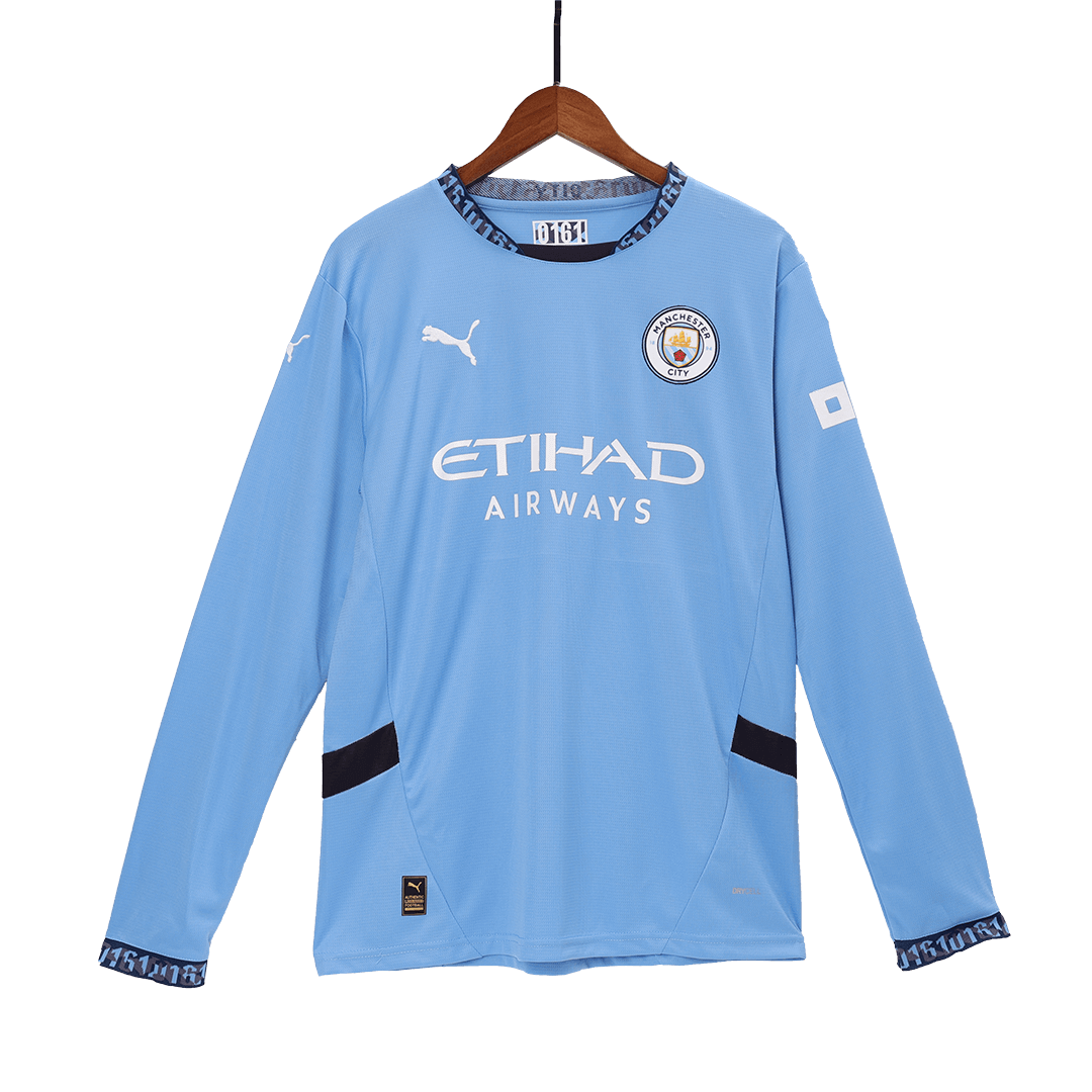 Domácí Fotbalový Dres Manchester City 24/25 Long Sleeve