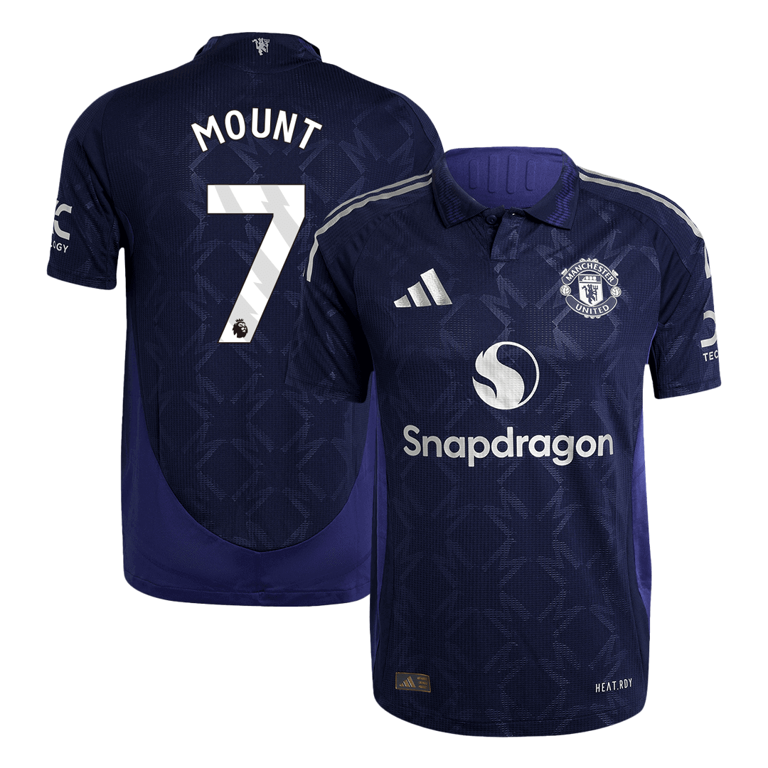 Venkovní Fotbalový Dres Manchester United 24/25 Authentic MOUNT #7
