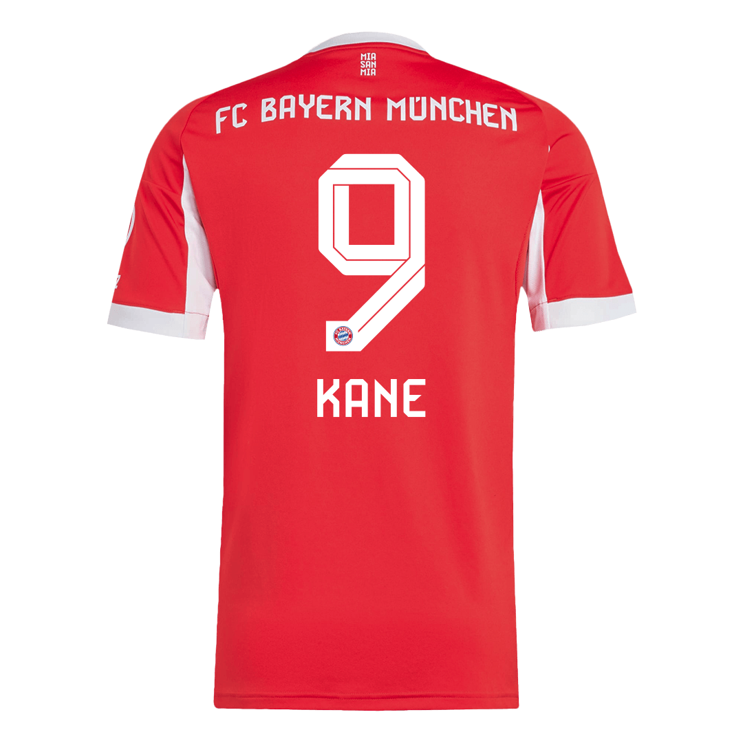 KANE #9 Bayern Munich Home Soccer Jersey 2025/26 Red