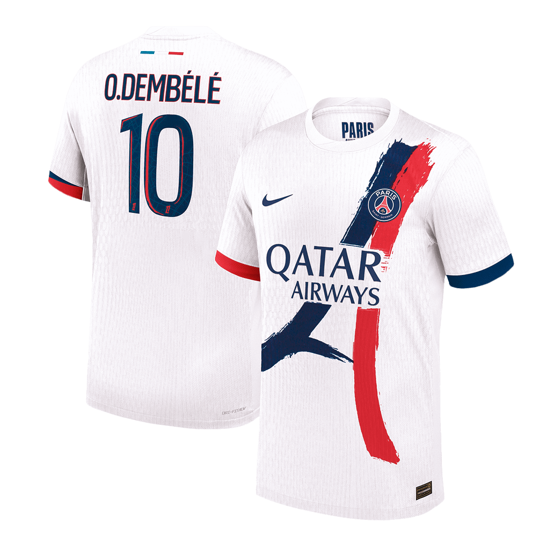 Venkovní Fotbalový Dres PSG 24/25 Authentic O.DEMBÉLÉ #10