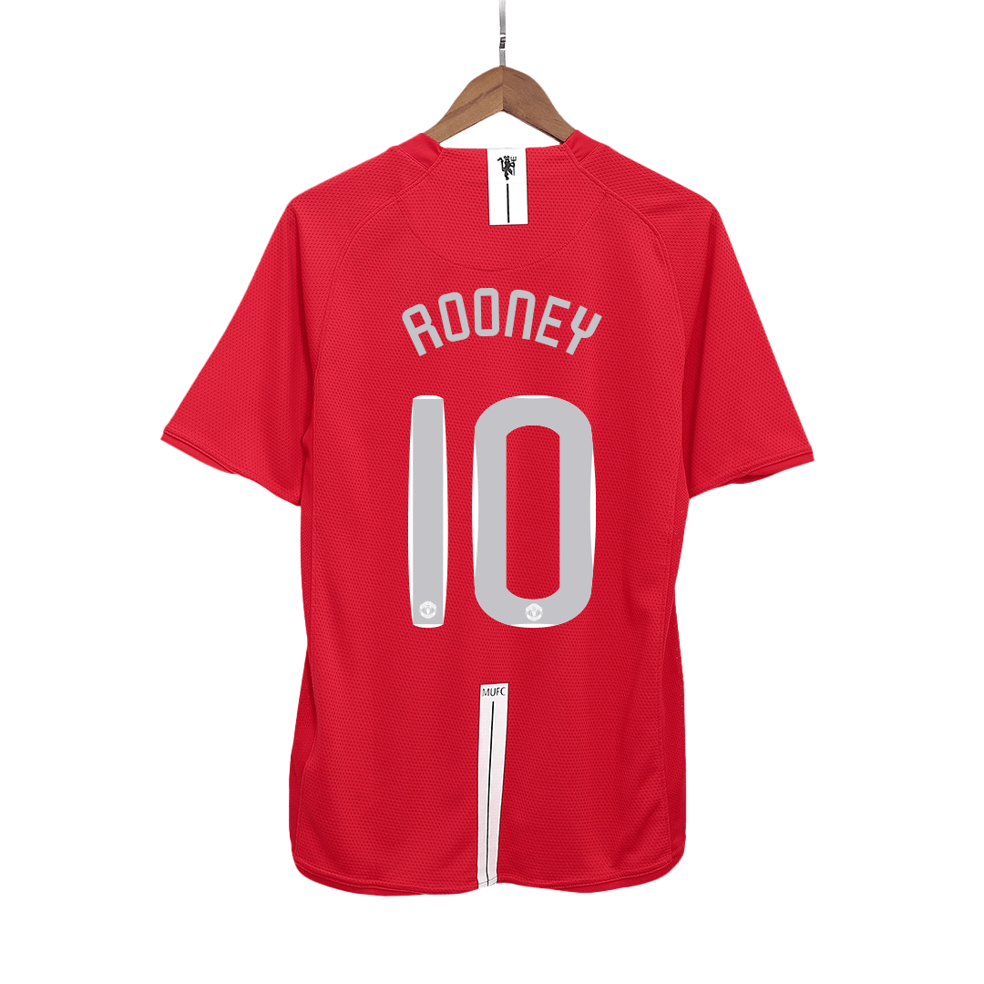 Domácí Retro Dres Manchester United 2007/08 ROONEY #10 - UCL Final
