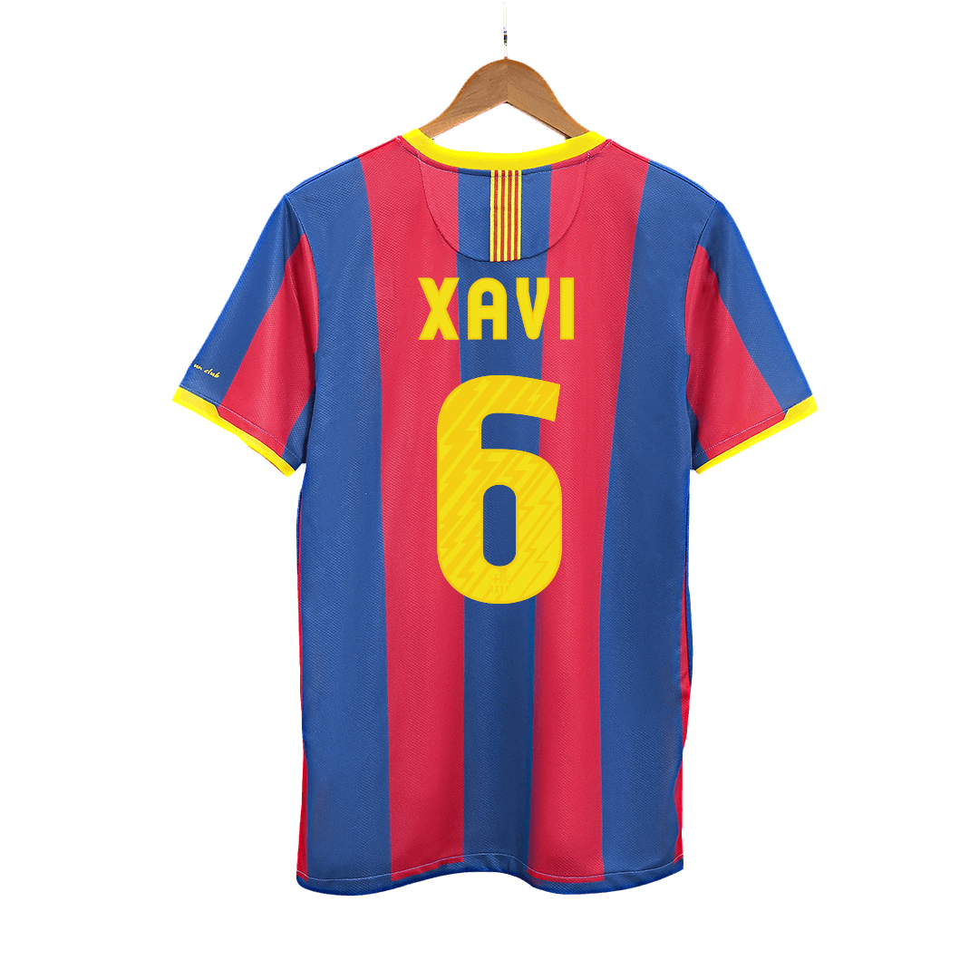Domácí Retro Dres Barcelona 2010/11 XAVI #6