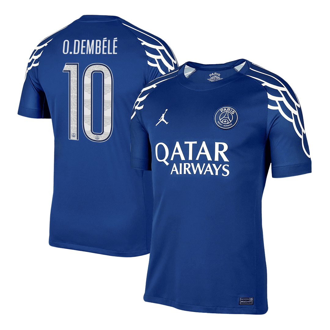 Čtvrtý Fotbalový Dres PSG 24/25 O.DEMBÉLÉ #10 UCL