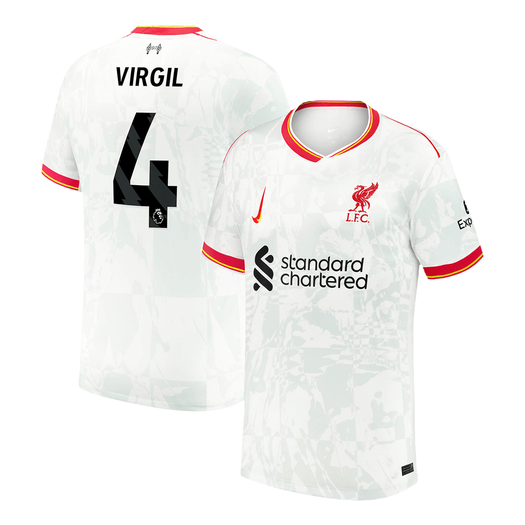 Třetí Fotbalový Dres Liverpool VIRGIL #4