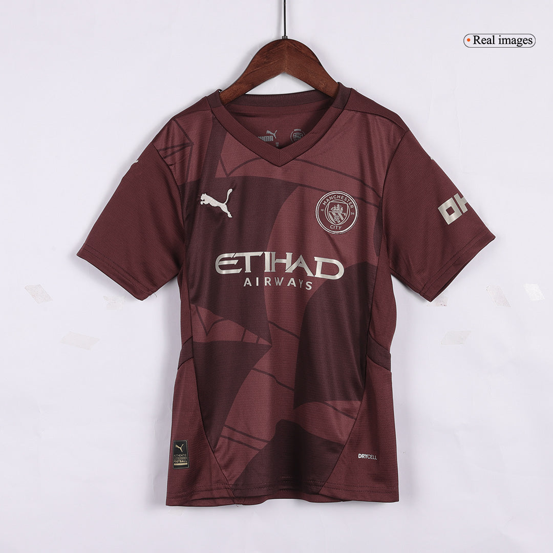 Dětská Třetí Fotbalový Souprava Manchester City 24/25