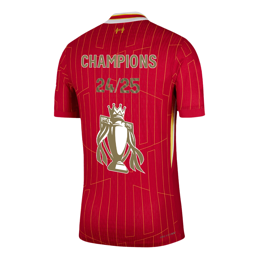 Domácí Fotbalový Dres Liverpool Authentic CHAMPIONS 24/25