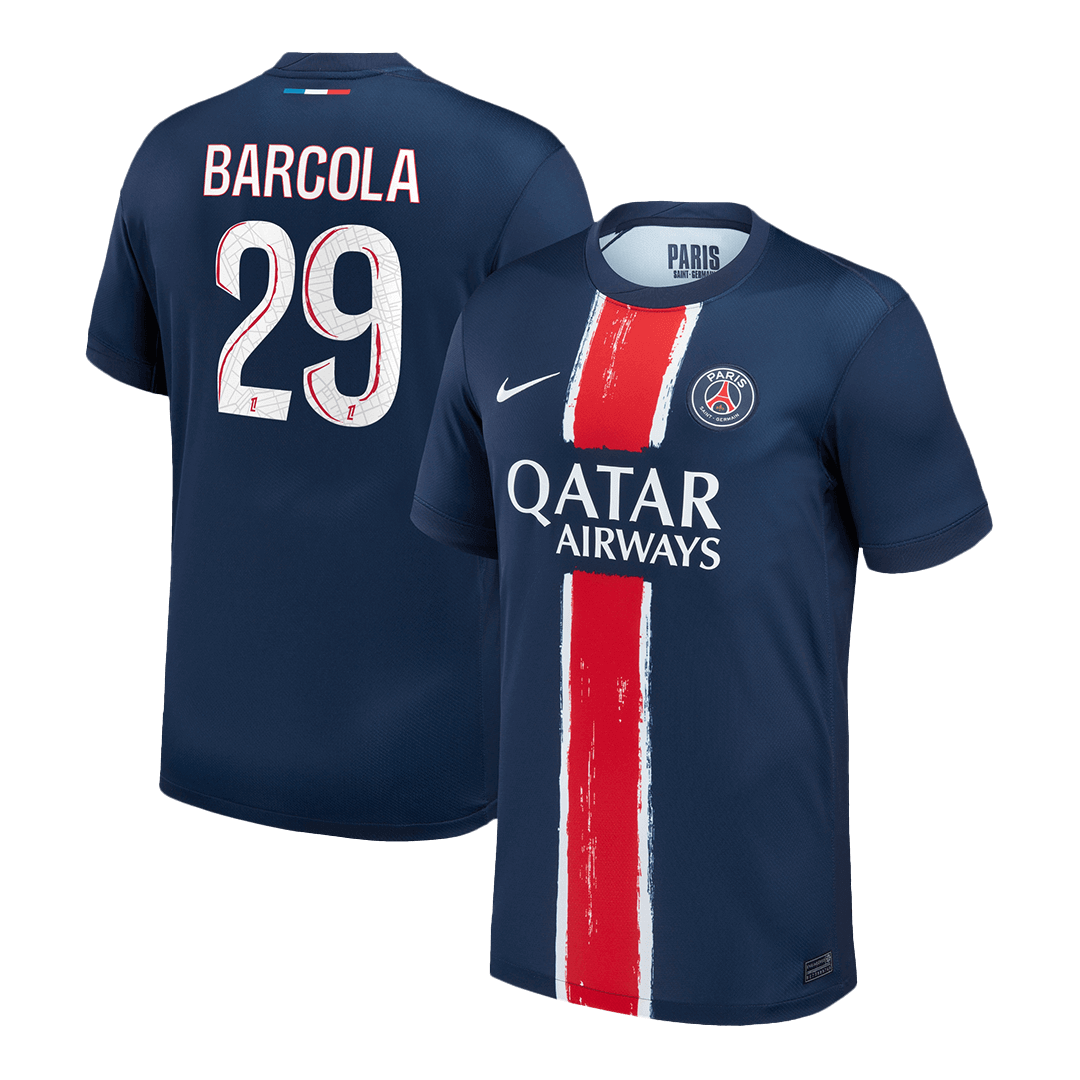 Domácí Fotbalový Dres PSG 24/25 BARCOLA #29