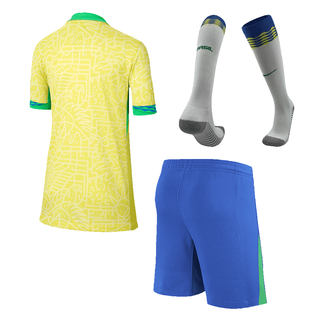 Dětská Domácí Fotbalový Souprava Brazil 2024