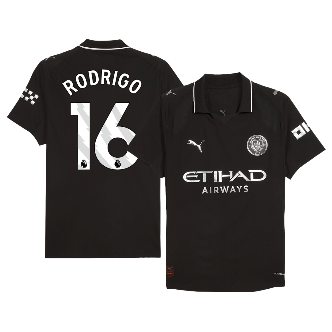 Venkovní Fotbalový Dres Manchester City 25/26 Authentic RODRIGO #16