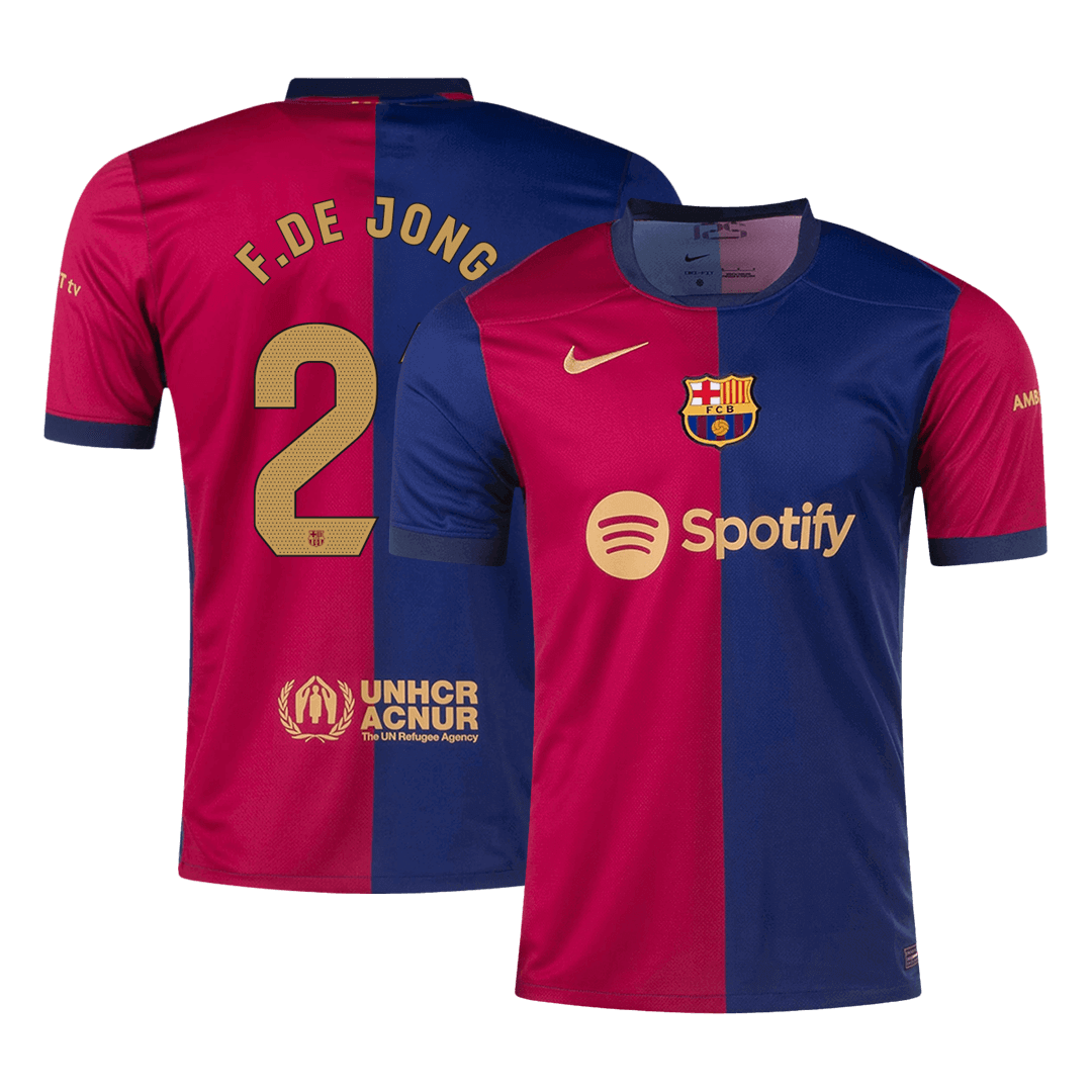 Domácí Fotbalový Dres Barcelona 24/25 F.DE JONG #21