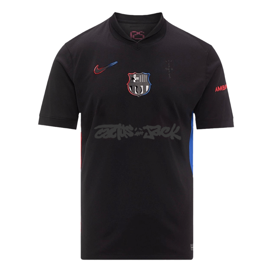 Venkovní Fotbalový Dres Barcelona 24/25 X Travis Scott