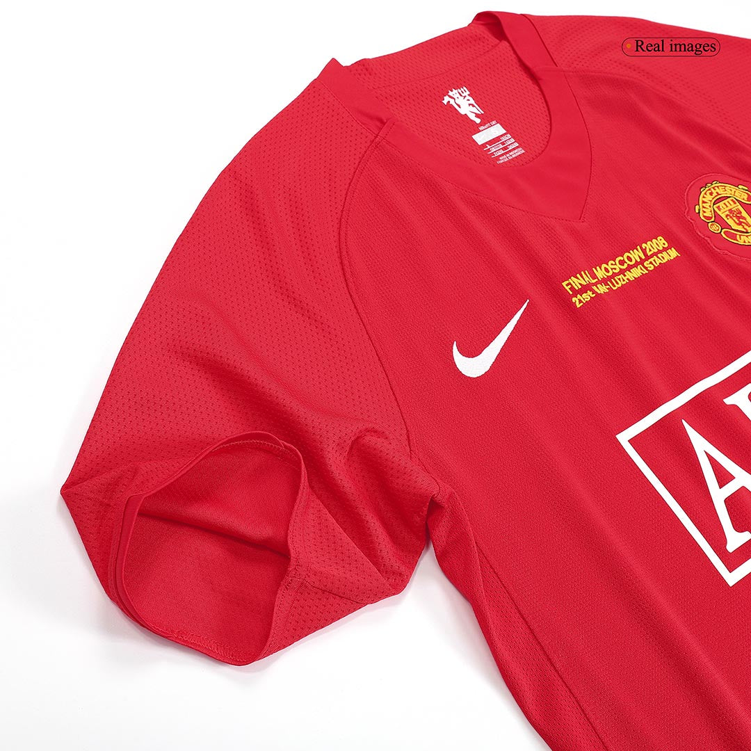 Domácí Retro Dres Manchester United 2007/08 SCHOLES #18 - UCL Final