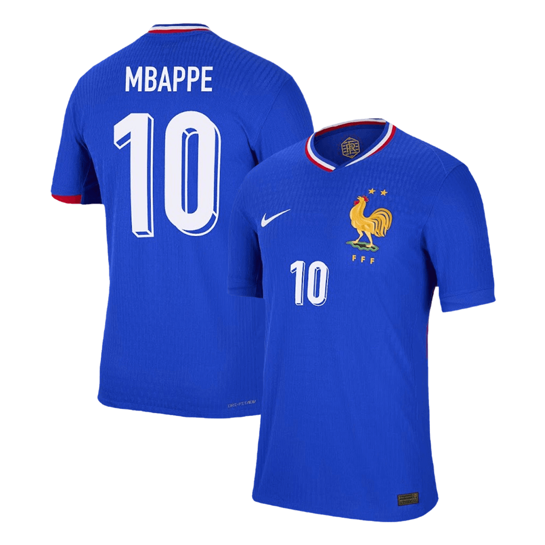 Domácí Fotbalový Dres France 2024 Authentic MBAPPE #10