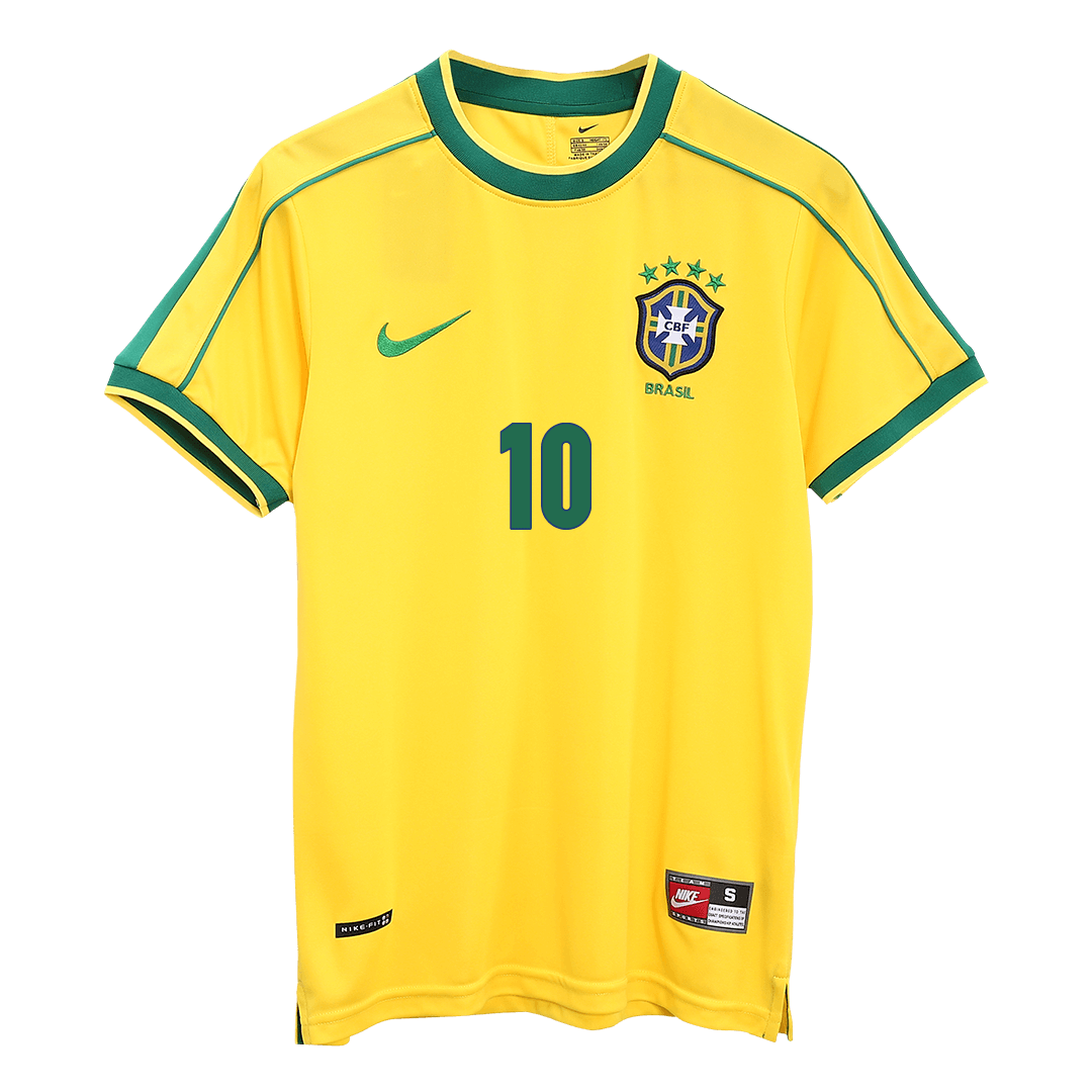 Domácí Retro Dres Brazil 1998 RIVALDO #10