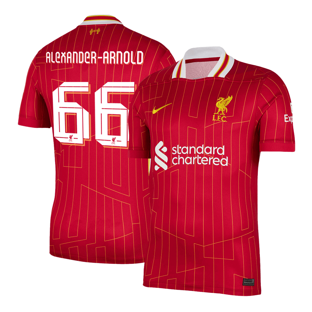 Domácí Fotbalový Dres Liverpool 24/25 ALEXANDER-ARNOLD #66 UCL