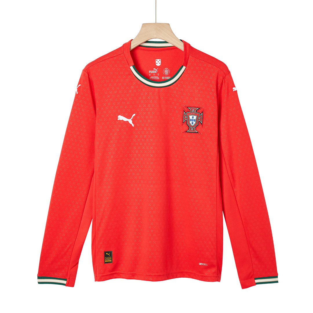 Domácí Fotbalový Dres Portugal Long Sleeve