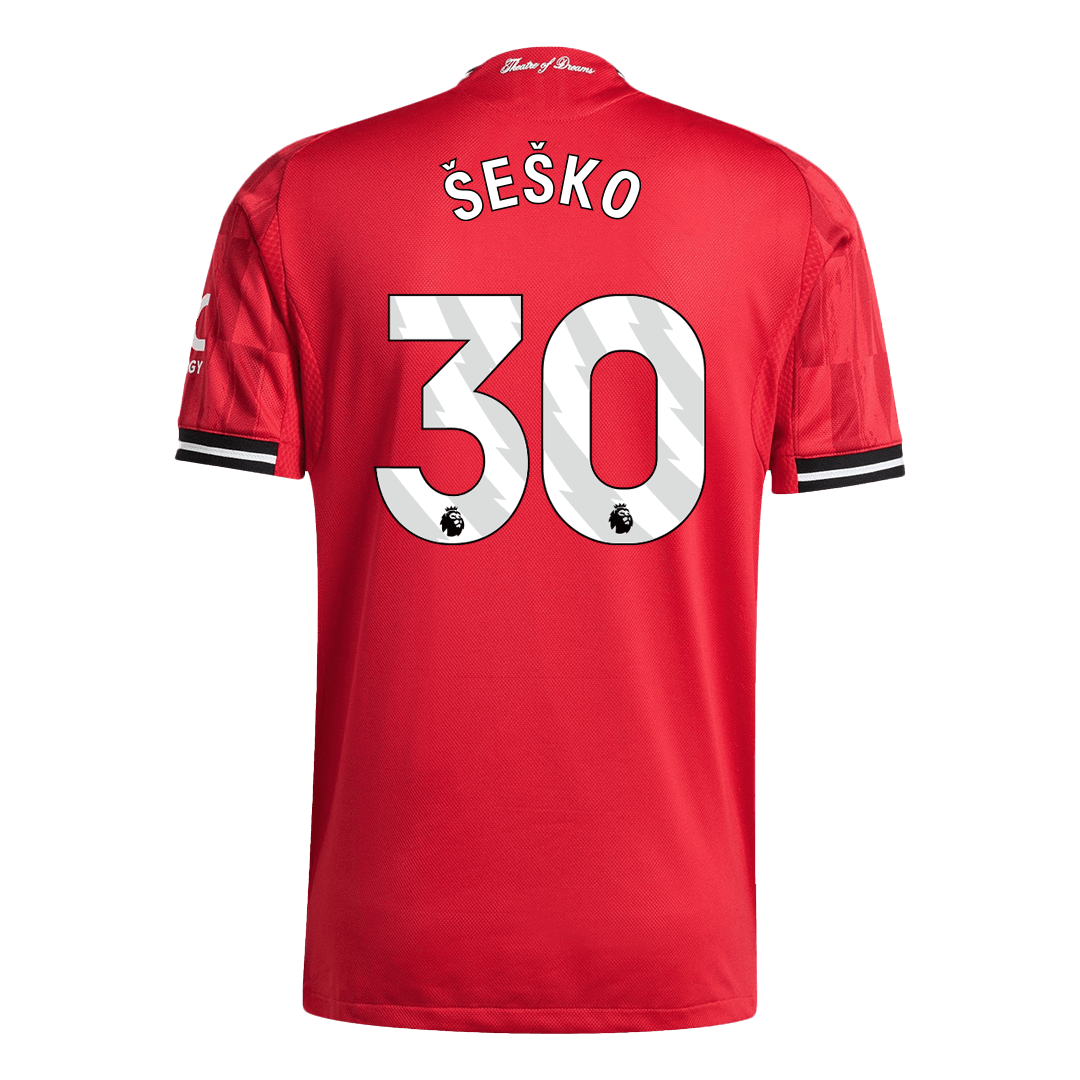 Domácí Fotbalový Dres Manchester United 25/26 Authentic ŠEŠKO #30