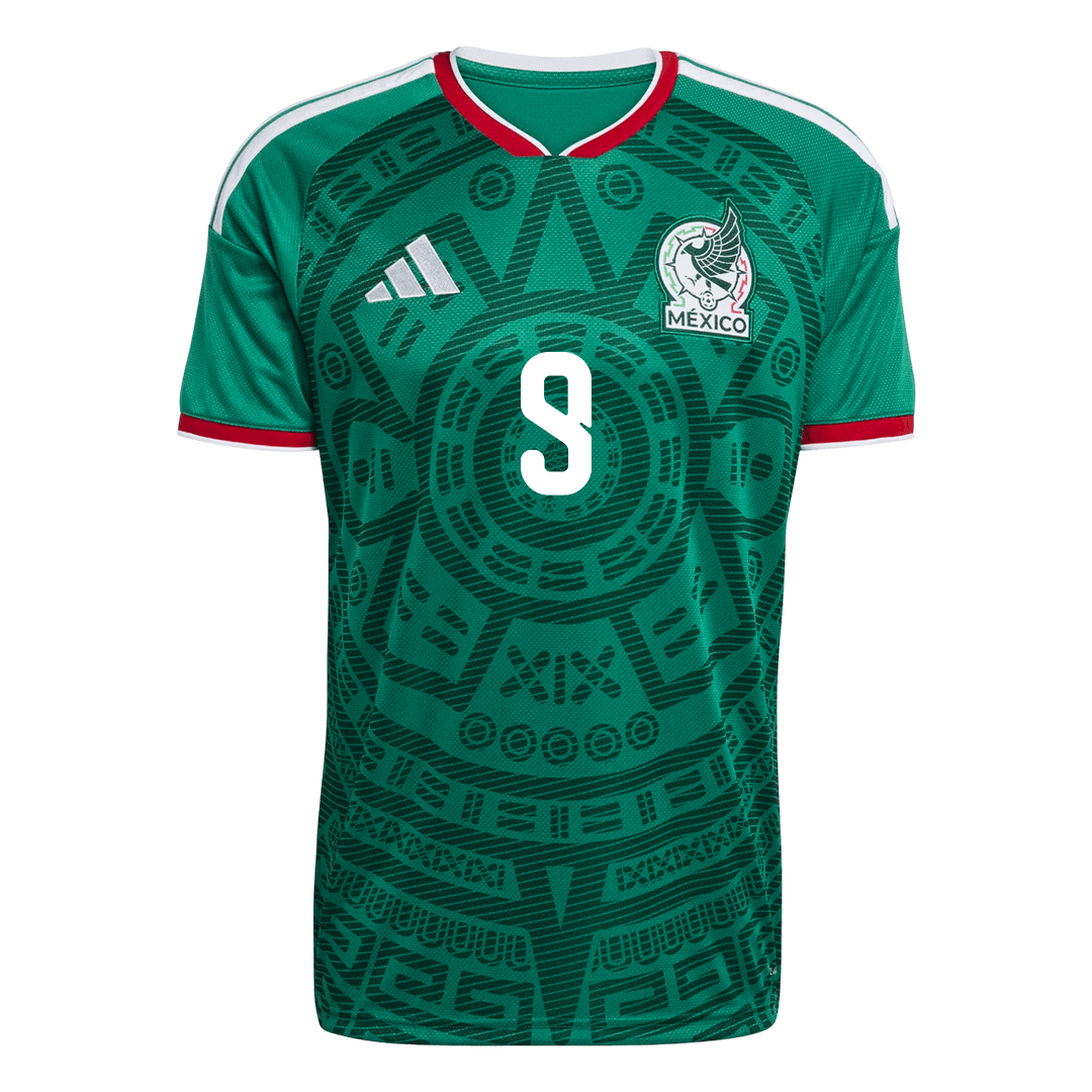 Mexiko Domácí Fotbalový Dres MS 2026 Raúl #9