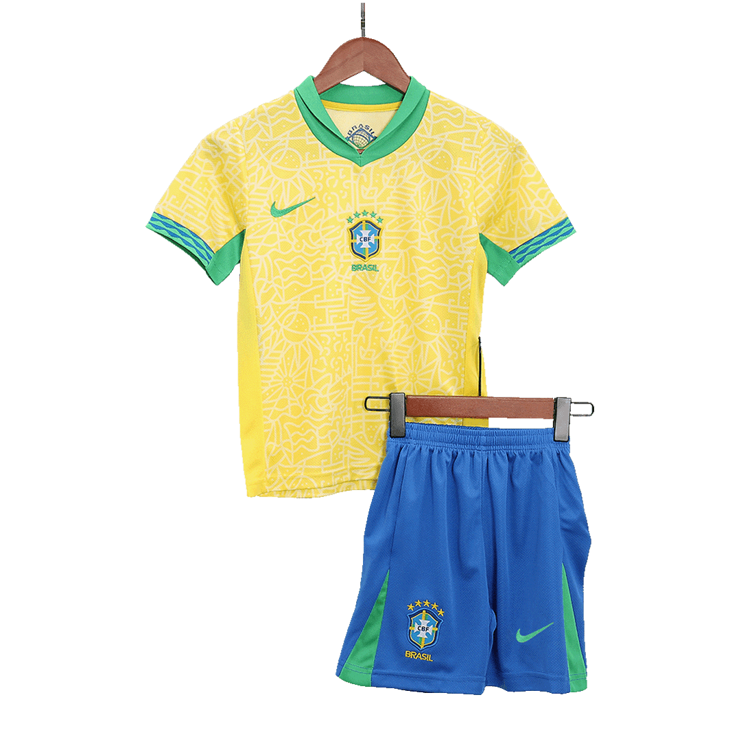 Dětská Domácí Fotbalový Souprava Brazil 2024