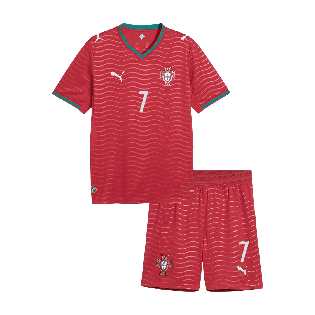Portugalsko dětská domácí sada dresu MS 2026 RONALDO #7