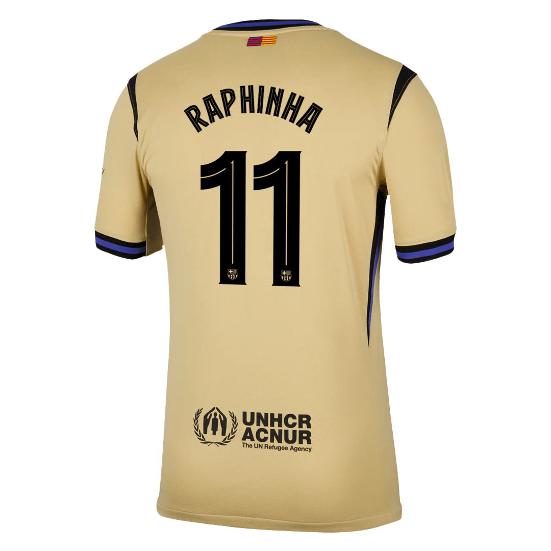 Venkovní Fotbalový Dres Barcelona 25/26 RAPHINHA #11 UCL