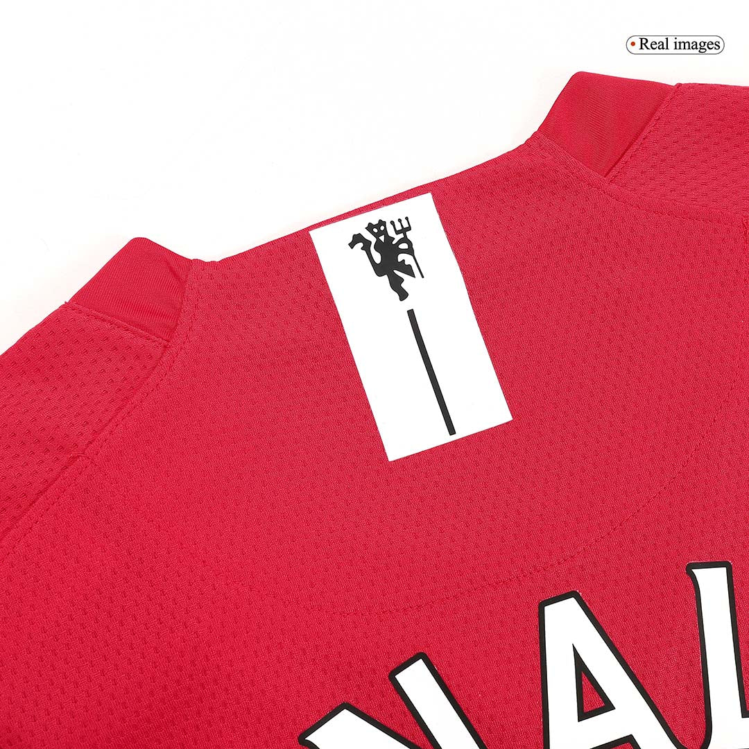 Domácí Retro Dres Manchester United 2007/08 Long Sleeve RONALDO #7