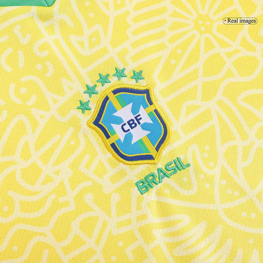 Dětská Domácí Fotbalový Souprava Brazil 2024