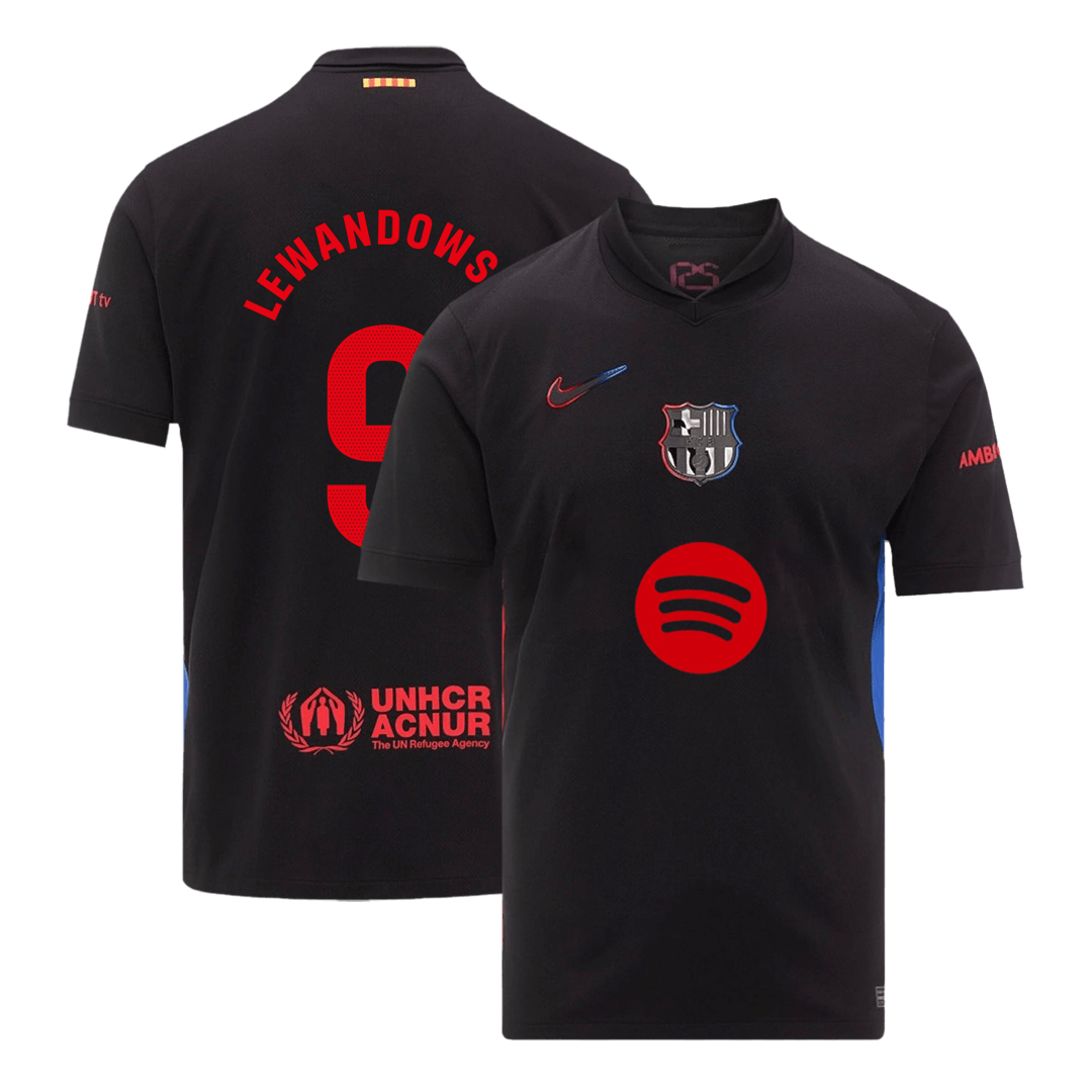 Venkovní Fotbalový Dres Barcelona 24/25 LEWANDOWSKI #9