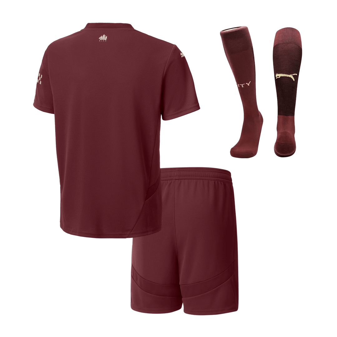 Dětská Třetí Fotbalový Souprava Manchester City 24/25
