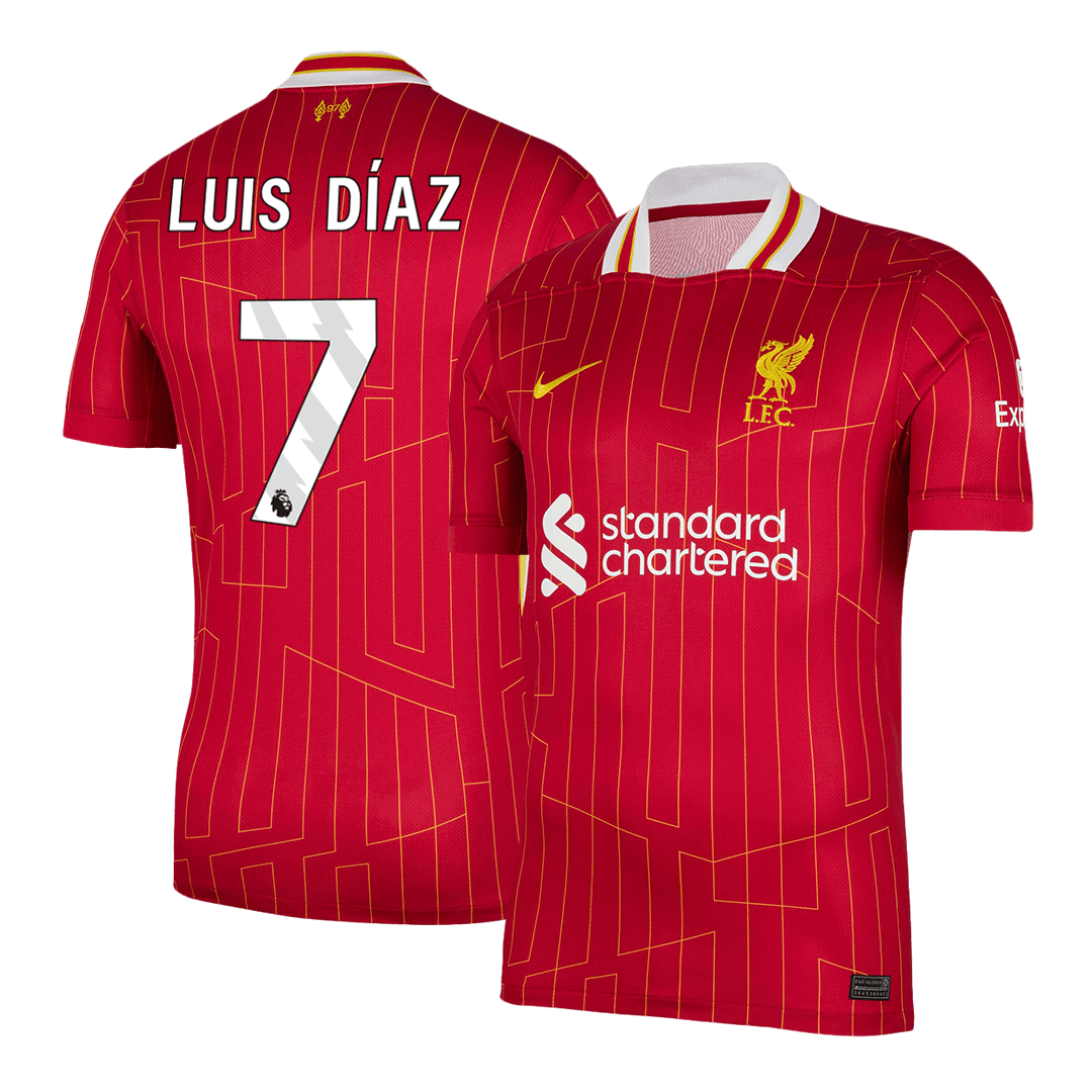 Domácí Fotbalový Dres Liverpool 24/25 LUIS DÍAZ #7